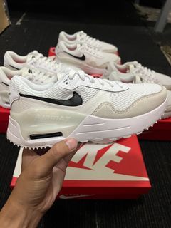 (Size 6) NIKE Air Max SYSTM “White/Beige/Black”