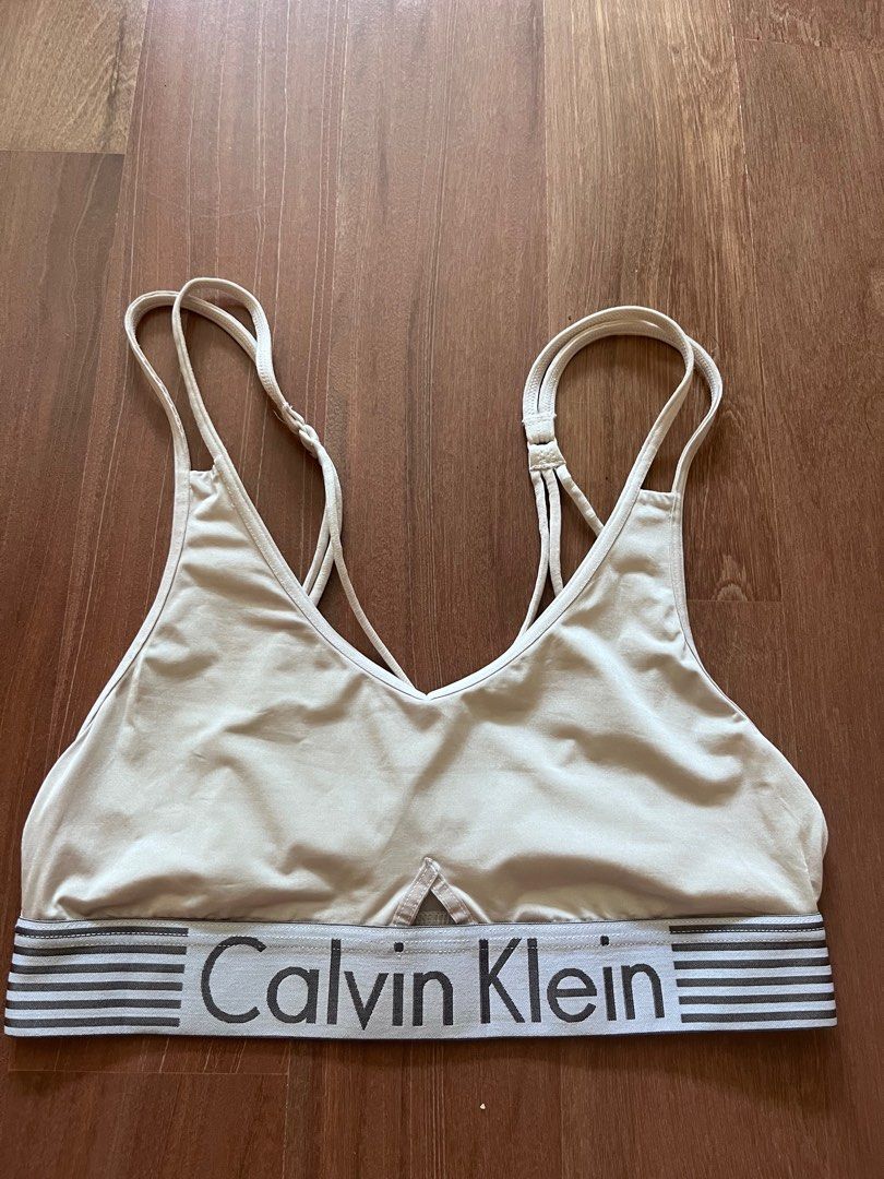 Size SM Calvin Klein Bralette bra, Women's Fashion, Activewear on