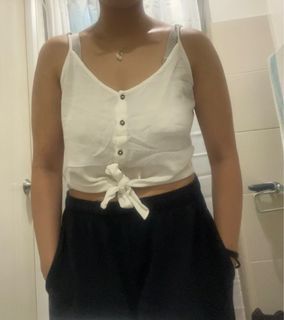 Sleeveless knot top