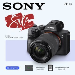 Sony A7m3 with 28-70mm Lens kits  / a73 a7m3 a7iii