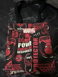 Miniso Marvel Tote bag/Shoulder bag (Spiderman), Luxury, Bags & Wallets on  Carousell
