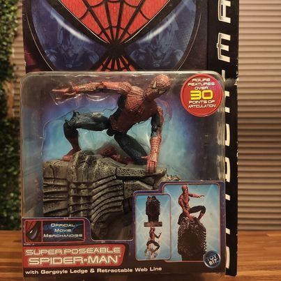 Spiderman with gargoyle base, Hobbies & Toys, Toys & Games on Carousell