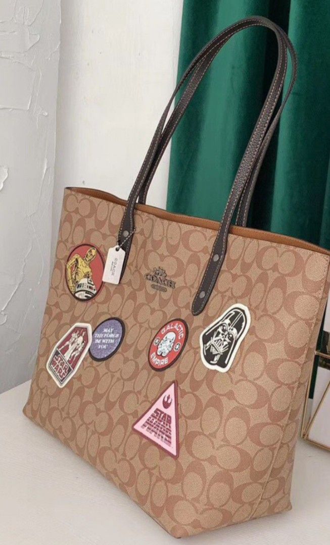 Starwars coach town tote bag Women s Fashion Bags Wallets