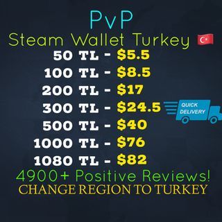 Steam Wallet Turkey and Region Change