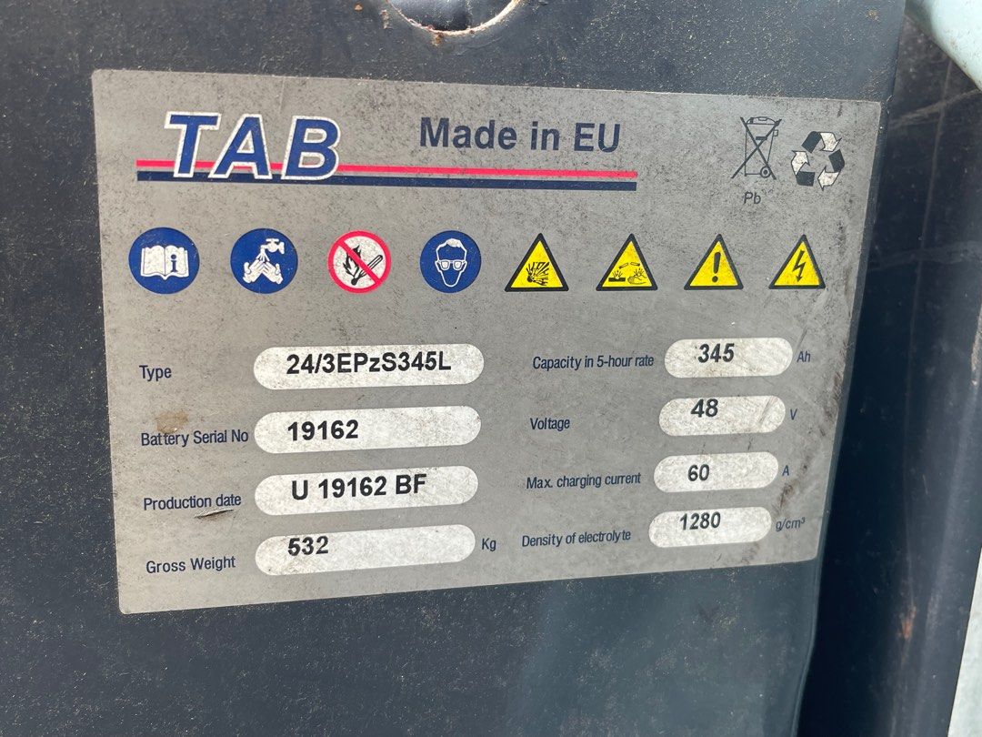 TAB electric forklift Battery, Sports Equipment, PMDs, EScooters & E