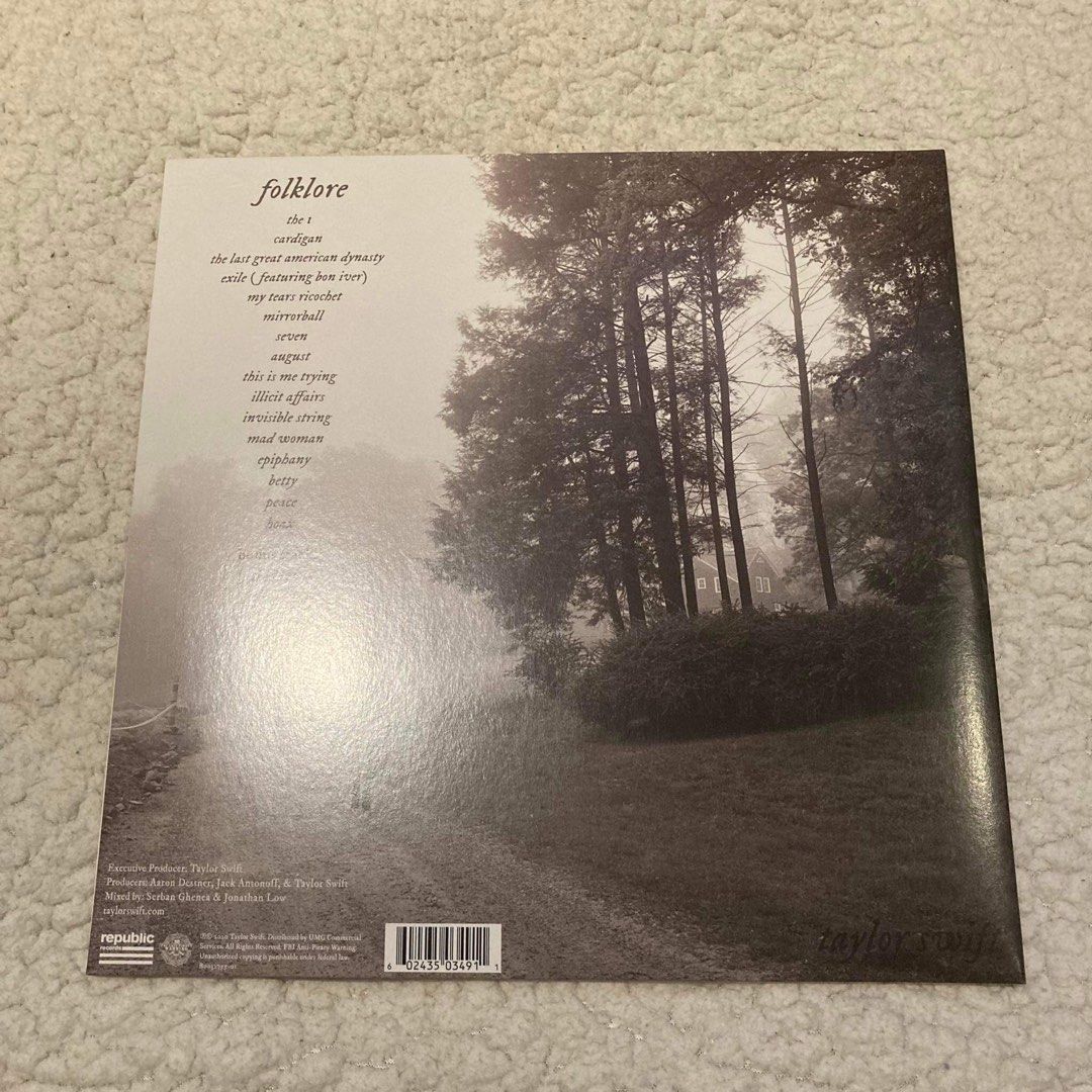 Taylor Swift folklore limited edition betty's garden vinyl on Carousell