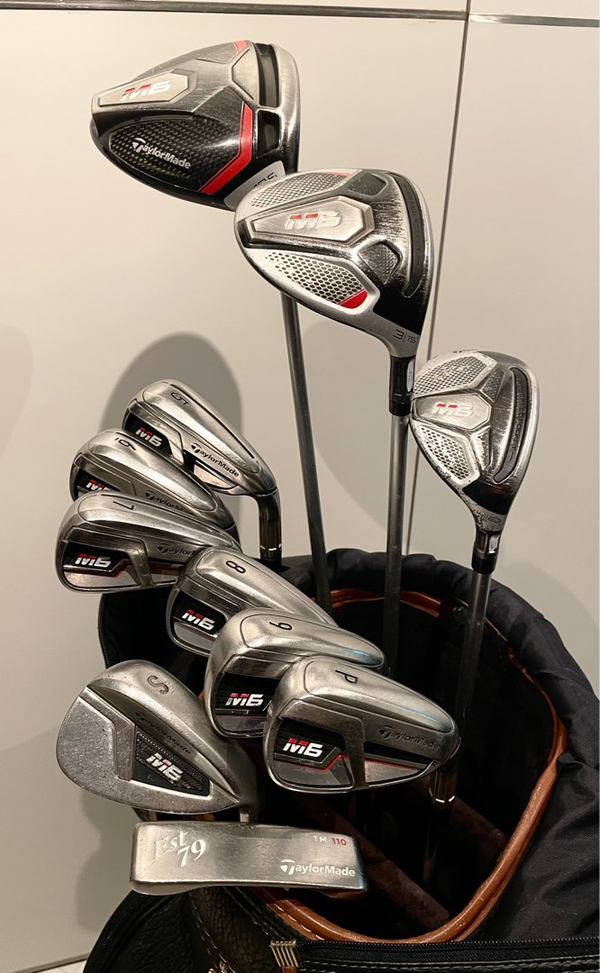 Taylormade Golf Club Set with Driver, Fairway wood, Hybrid, Iron set