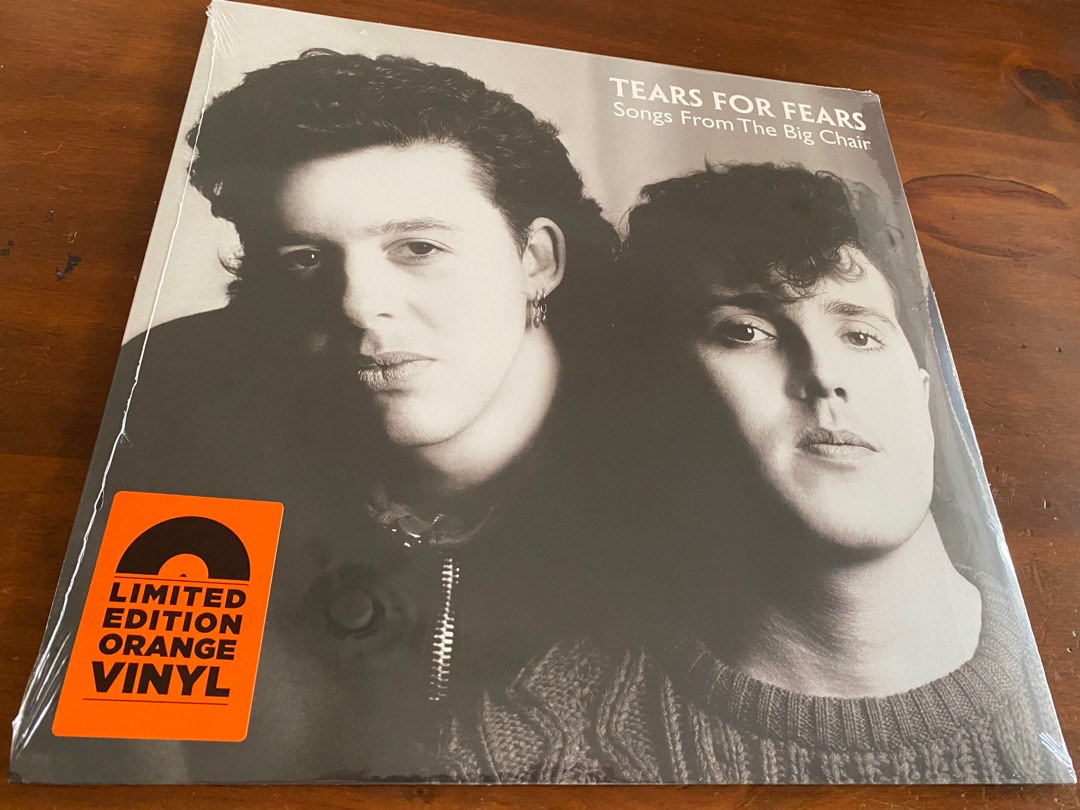 Tears For Fears Songs From The Big Chair Limited Edition Orange Vinyl Hobbies And Toys Music 6398