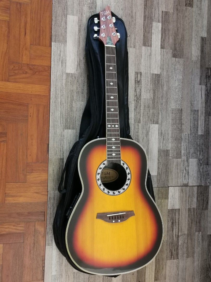 TGM RB-20SB Electric Acoustic Guitar w/pick up, Hobbies & Toys, Music ...