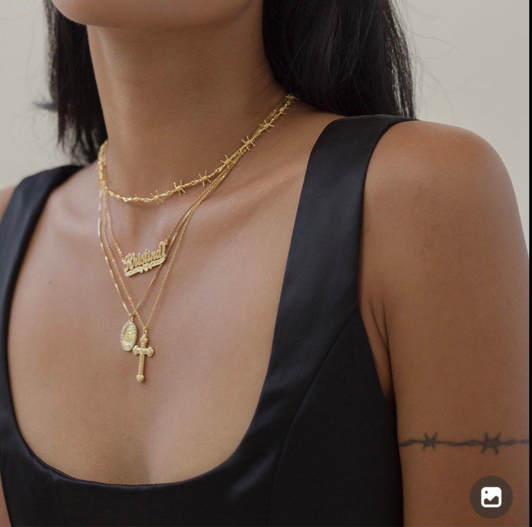 The M Jewellers Barb Wire Choker, Women's Fashion, Jewelry