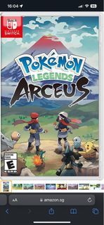The Pokémon Legends: Arceus, Nintendo Switch