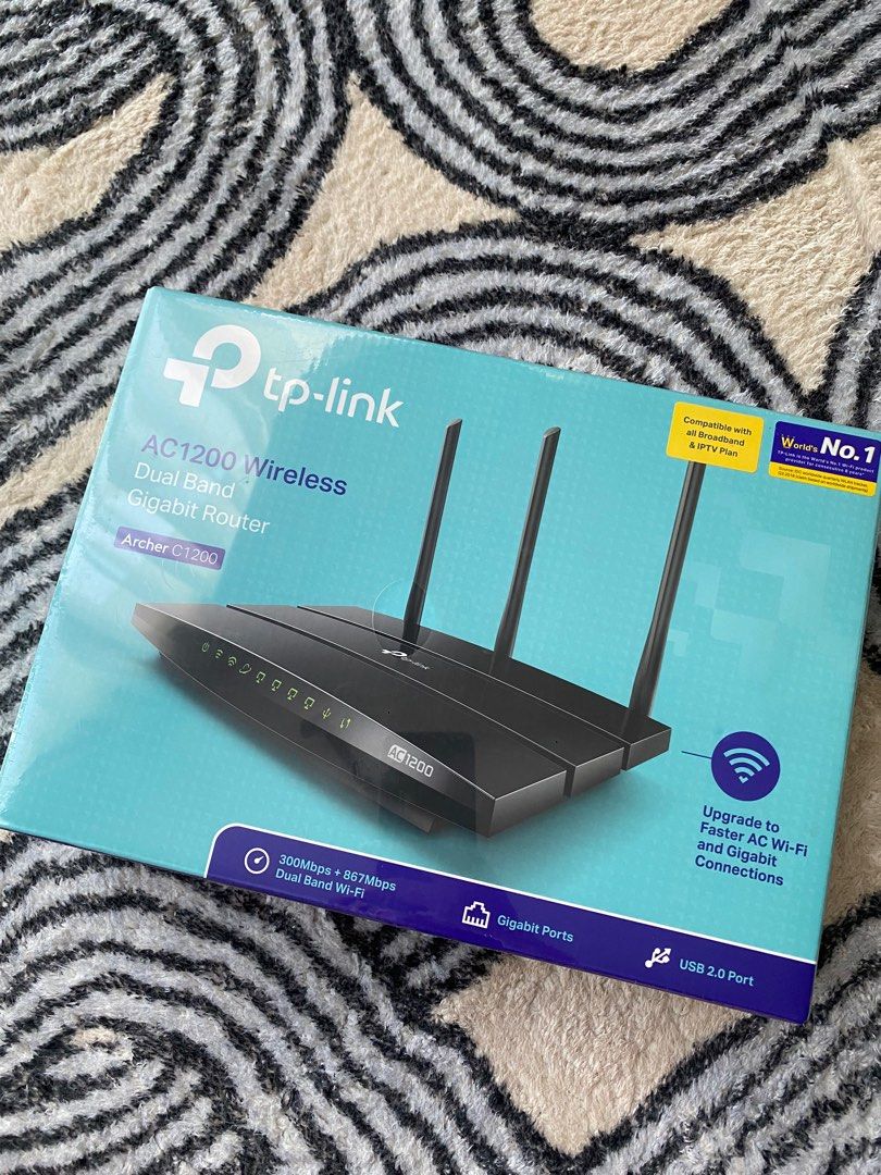 TP Link AC 1200 Wifi Router, Computers & Tech, Parts & Accessories ...