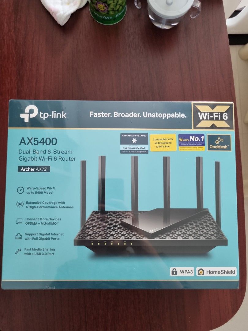 Tp link AX5400 dual band WiFi 6 router, Computers & Tech, Parts ...