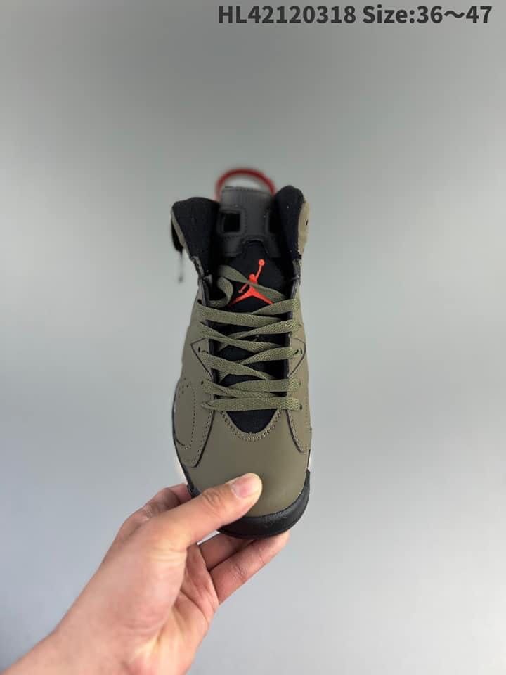 Travis Scott x Air Jordan 6 Medium Olive