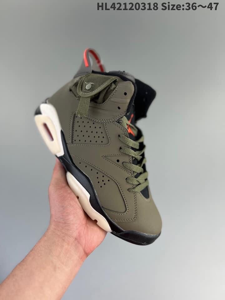 Travis Scott x Air Jordan 6 Medium Olive