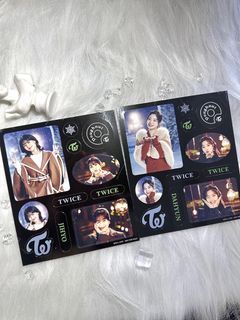 Twice donut stickers dahyun jihyo