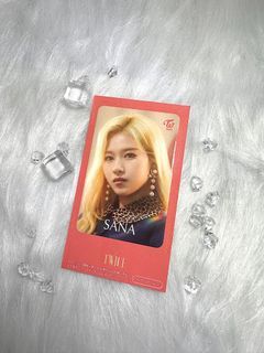 Twice sana album preorder sticker
