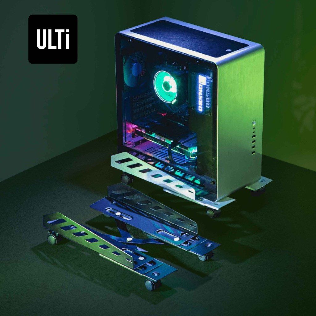 ULTi Heavyduty CPU Rolling Stand for Gaming PC Tower Desktop ATXCase