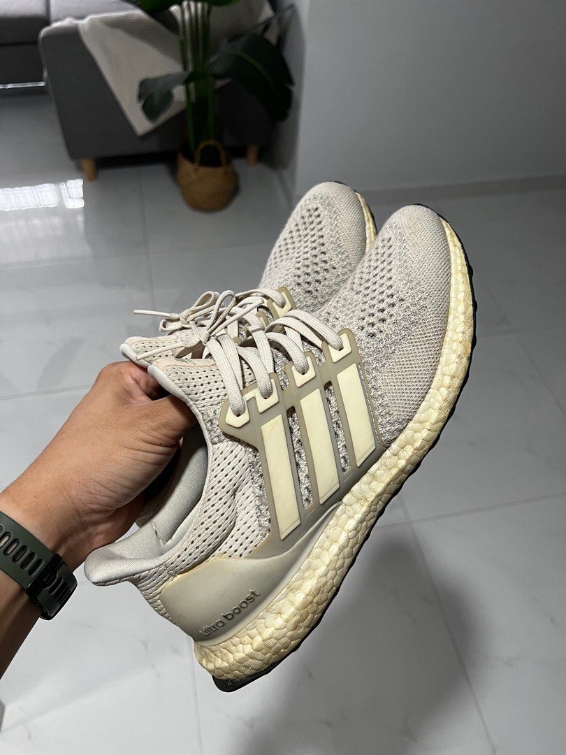 Ultra boost 1. hotsell light tan cream