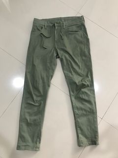 uniqlo green fatigue pants