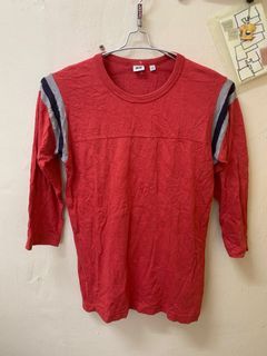 uniqlo raglan vintage kain sambung baju raya vintage vtg og 80s 90s Y2K