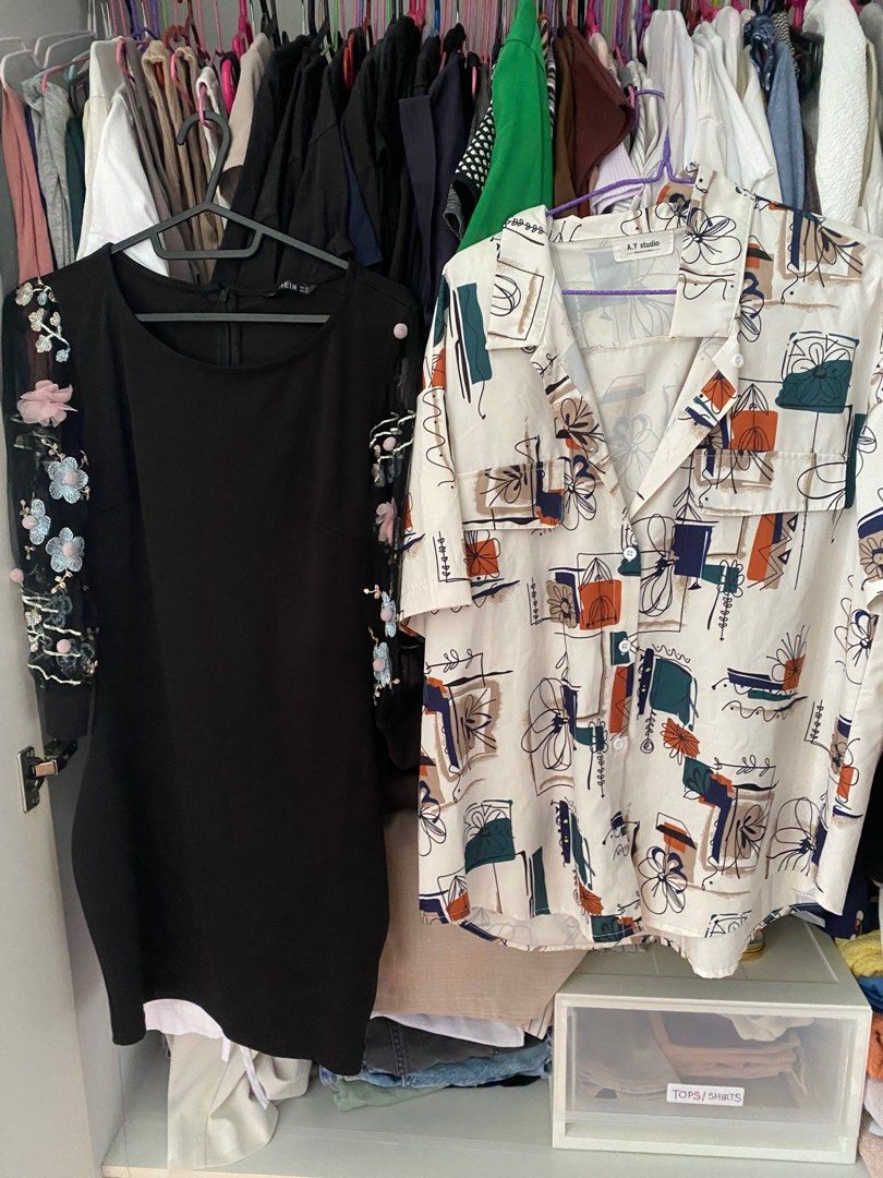 Very pretty Shein dresses and print shirt Women s Fashion