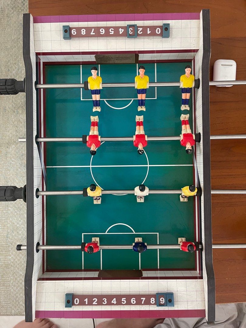 Vintage foosball and air hockey mini game table, Hobbies & Toys, Toys