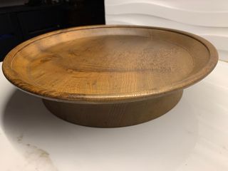 Vintage Handcrafted Bowl for Distinctive Decor Addition - Authentic Artisan Wood Bowl Centerpiece - Decorative Wooden Bowl for Tabletop Display - Serving Wooden Fruit Bowl for Kitchen Counter
