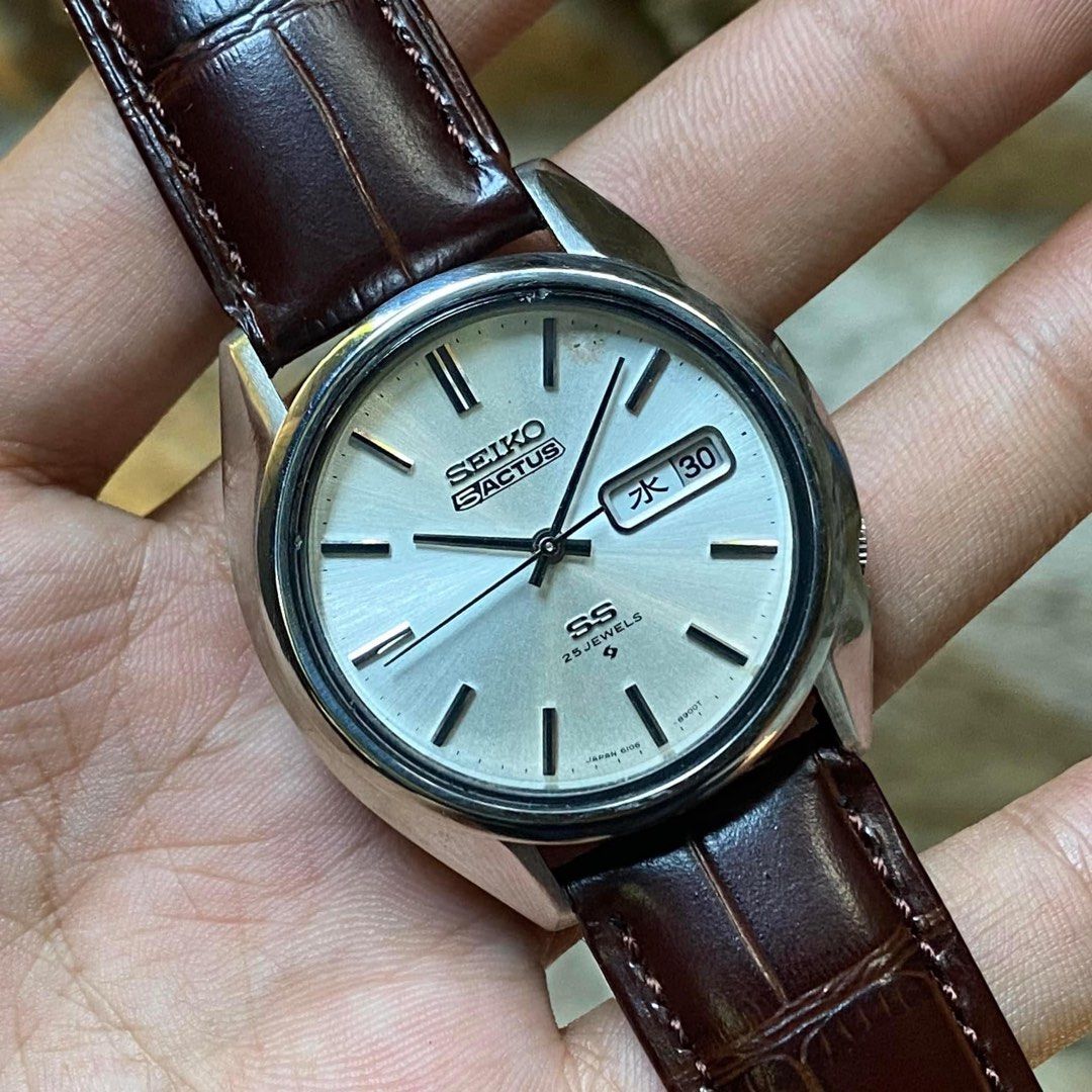 SEIKO ACTUS 自動巻き腕時計 21石 昭和レトロ - 時計