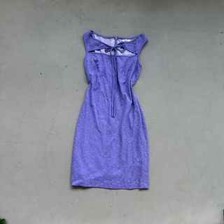 Vintage y2k purple cut out mini dress