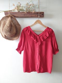 V-neck top