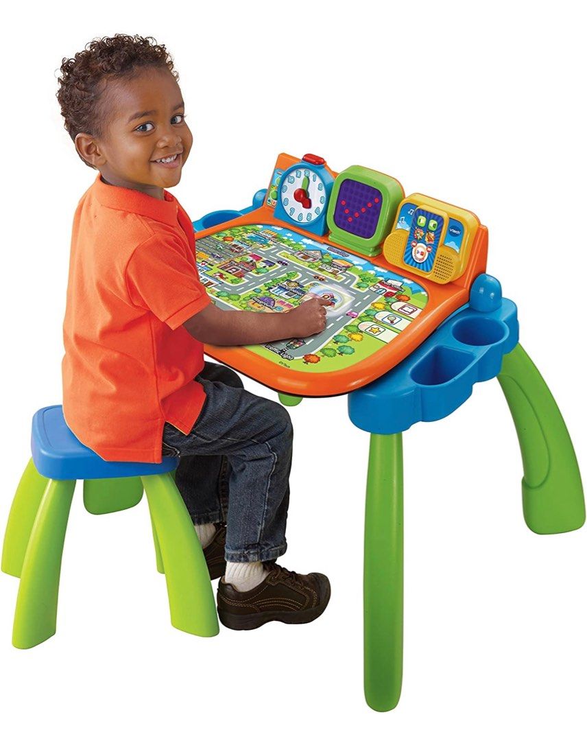 Vtech Desk Learning 3 in 1 include 9 touch interactive pages and