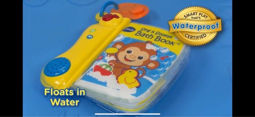 Vtech splash & sing bath book top