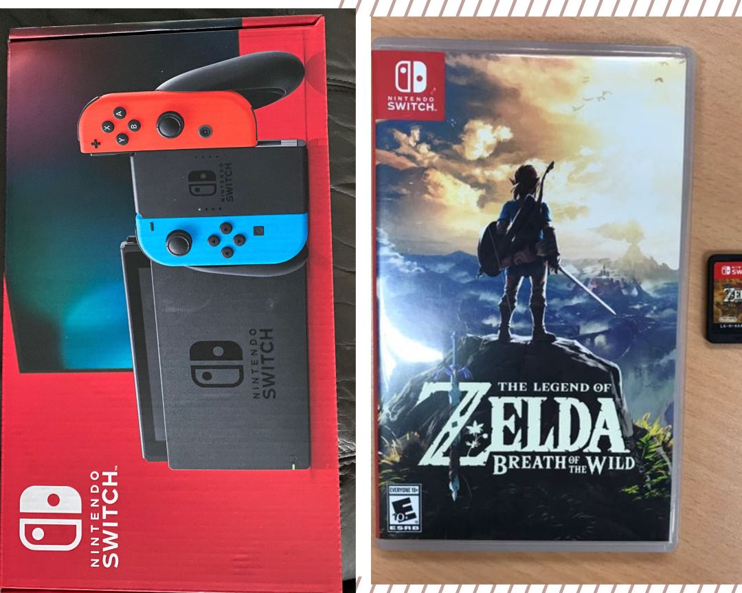 warranty + zelda botw + nintendo switch gen 2, Video Gaming, Video Game