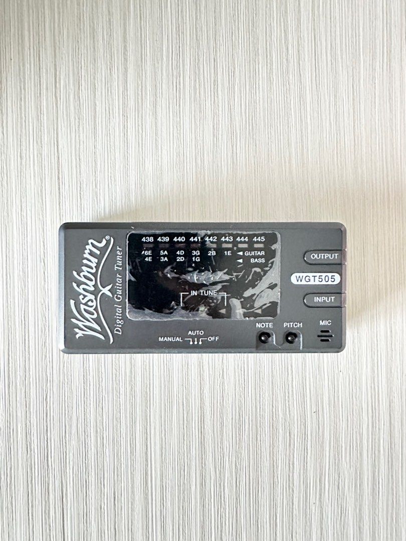 Washburn Digital Guitar Tuner, Hobbies & Toys, Music & Media, Music