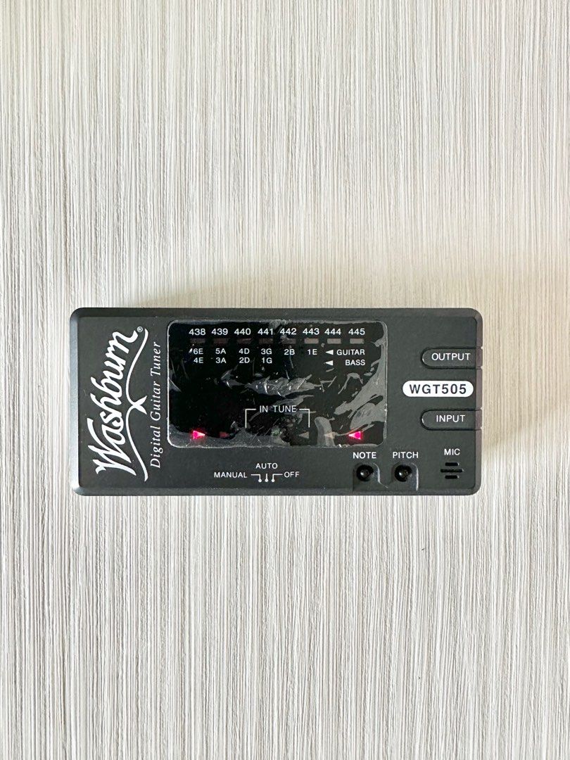 Washburn Digital Guitar Tuner, Hobbies & Toys, Music & Media, Music
