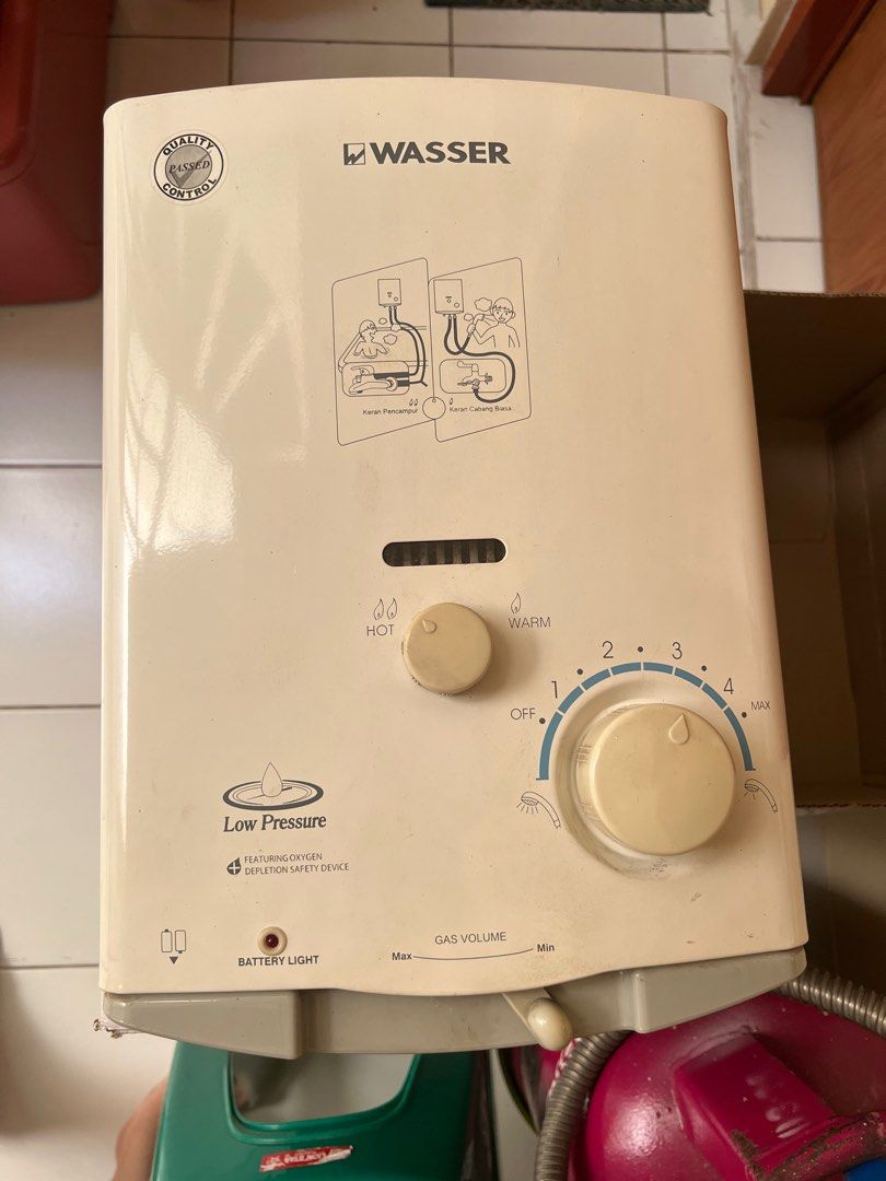 Wasser Gas Water Heater, Elektronik, Lainnya di Carousell