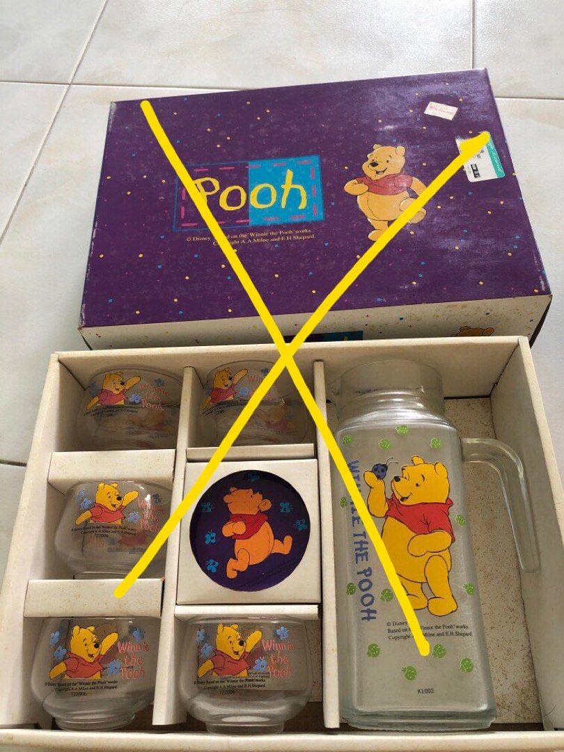 Water pitcher & Glass set, Furniture & Home Living, Kitchenware