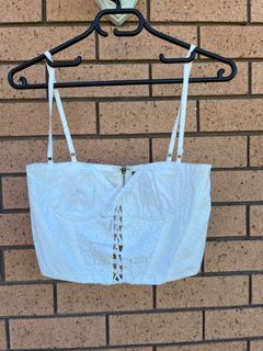 White fox corset
