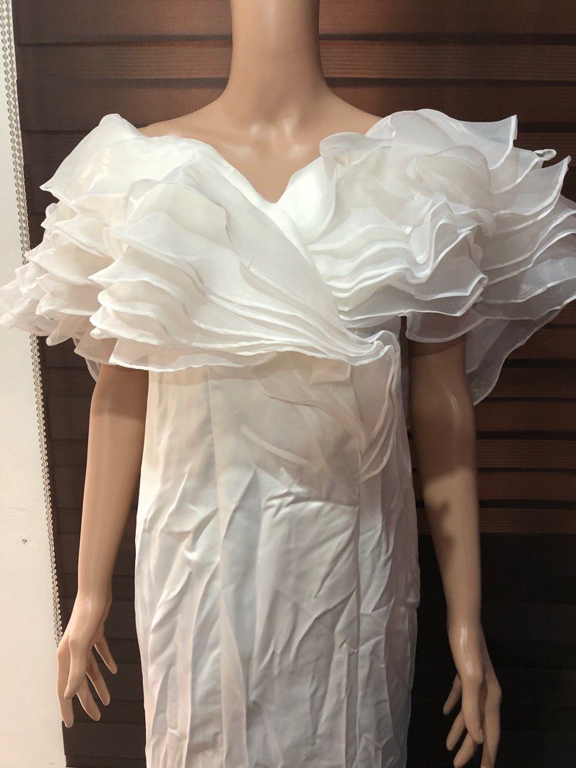 White gala shop gowns