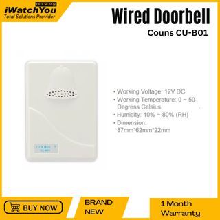 Wired Doorbell Couns CU-BO1 Biometrics Door Access Control