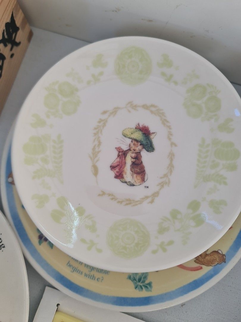 YAMAKA PETER RABBIT COLLECTION (Category: Dinnerware & Cutlery) located in Rizal. Submitted by missytin (Listing ID 1221351570, Image 2). Description: SALE!!!! set of 5 collector's item.