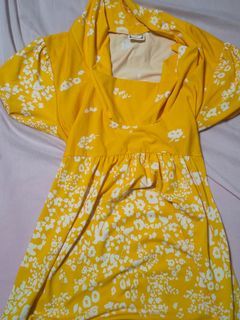Yellow Branded Dress