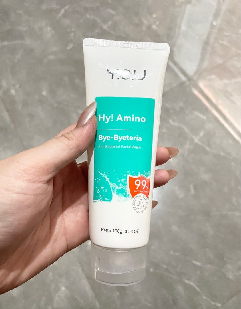 YOU Hy! Amino ByeByeteria Anti Bacterial Facial Wash. Sabun Cuci Muka