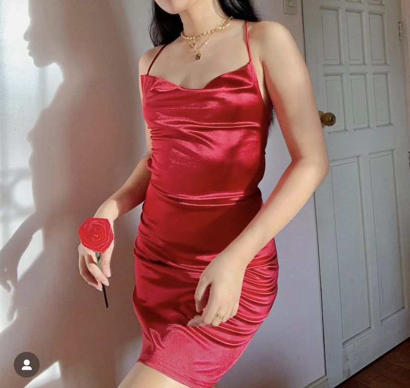 Zaful red dress sale