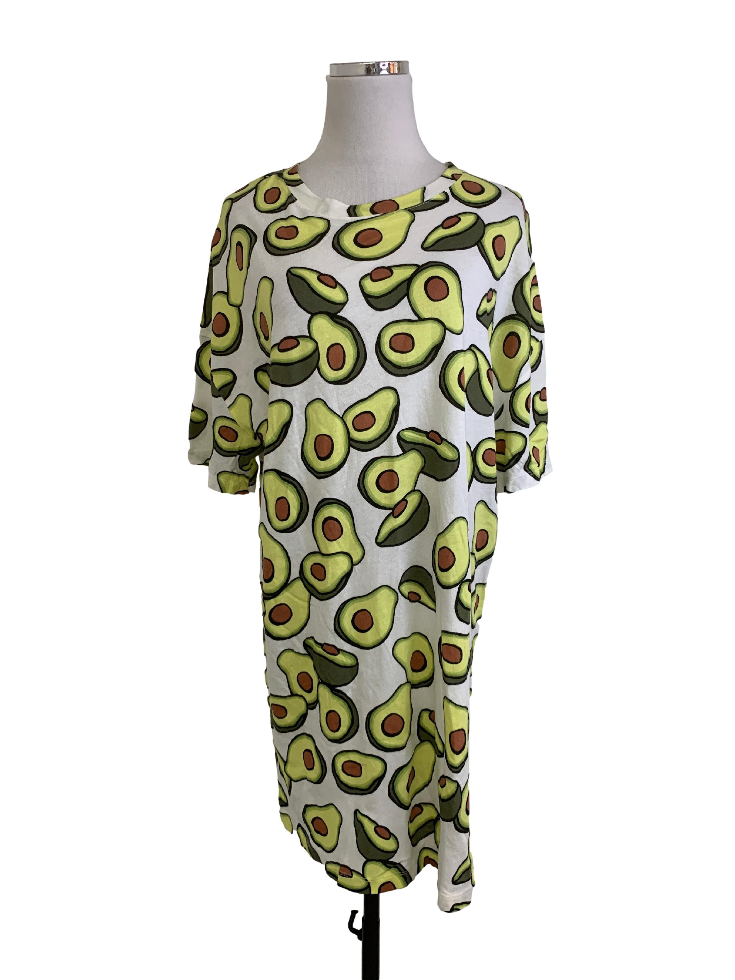 Zara Avocado T shirt Dress