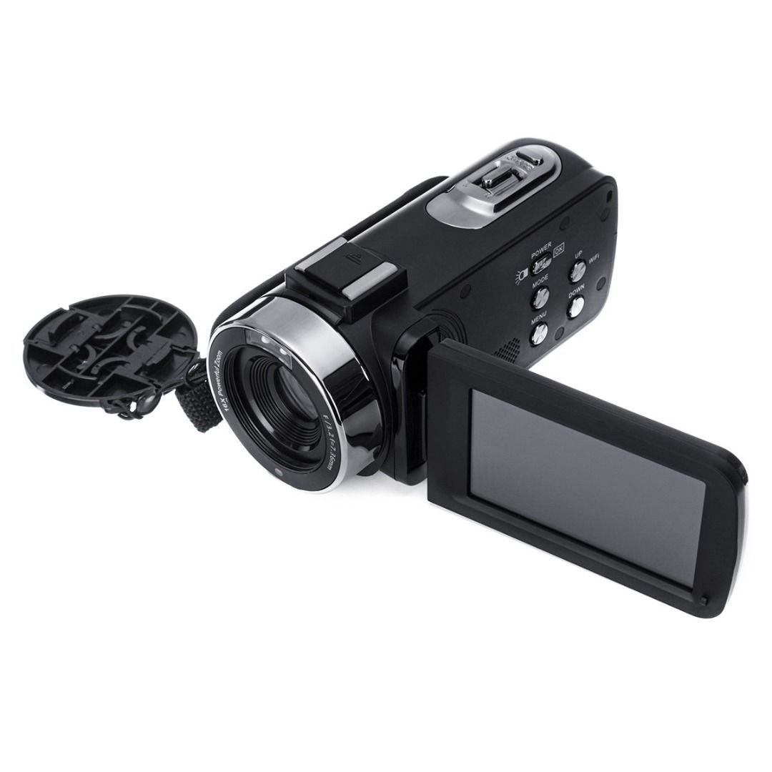 a portable combined video camera and video recorder