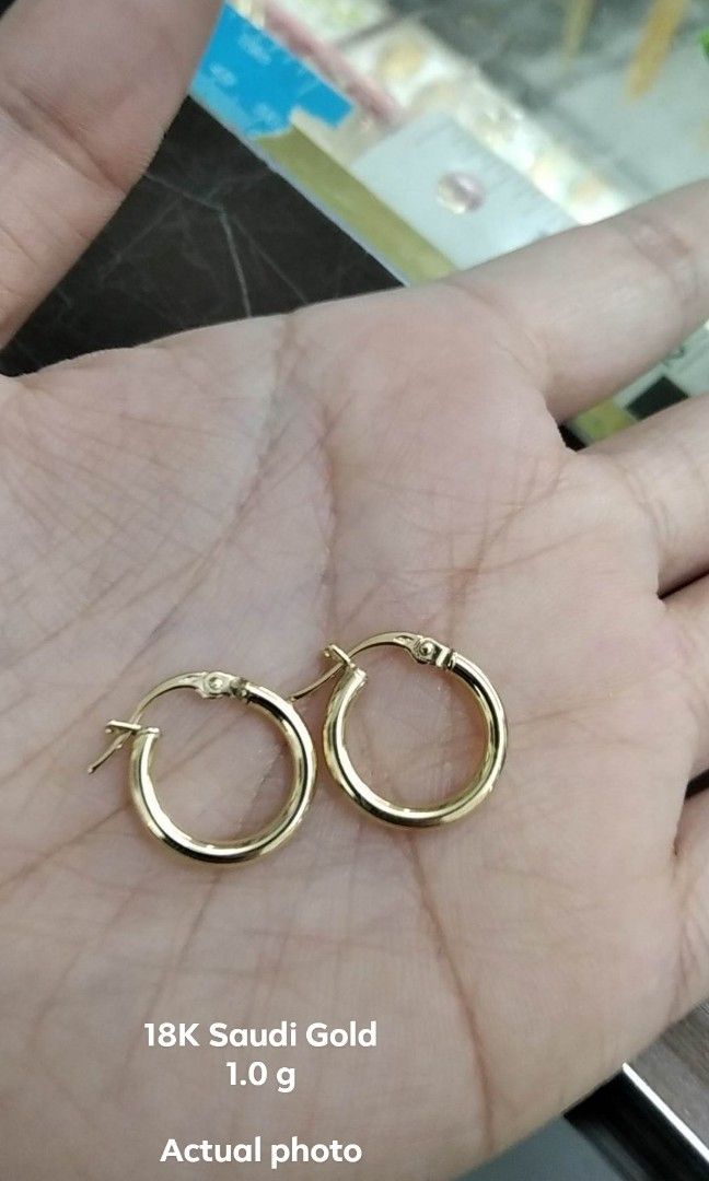 18k/750金 サウジゴールドデザイン BIG LOOP EARING | odmalihnogu.org