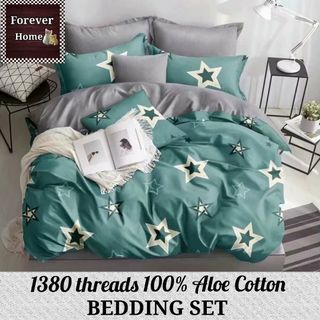 ⭐️現貨⭐️全新🆕升級🆙1380針床單套裝Bedding set 💰消費券💰 - 款式D15