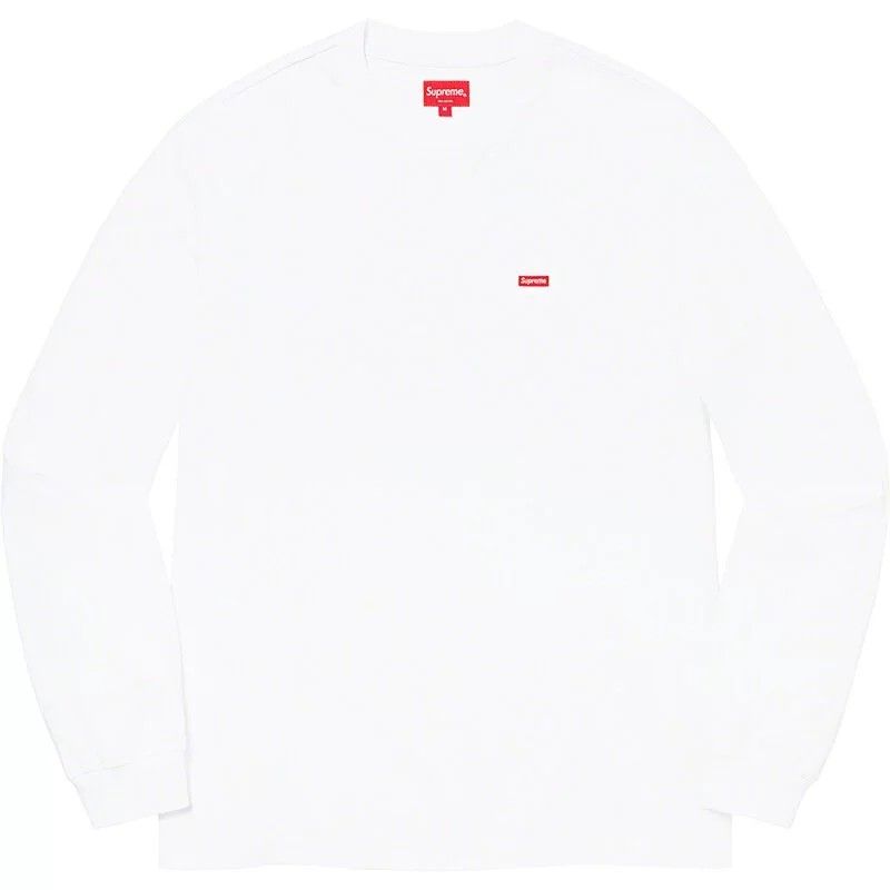 現貨購自日本, 代朋友放售］ Supreme Small Box L/S Tee (SS23) White